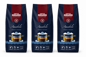 3 ק"ג פולי קפה Caffe Mauro Amabile חוזק 7/10 3 ק"ג פולי קפה Caffe Mauro Amabile חוזק 7/10