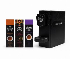 מכונת קפה GISE CAFFE עם 50 קפסולות תערובת לבחירה מכונת קפה GISE CAFFE עם 50 קפסולות תערובת לבחירה