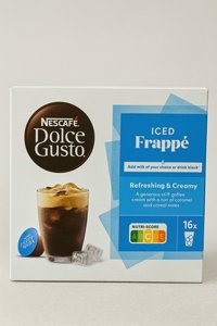 16 קפסולות דולצה גוסטו מקורי Dolce Gusto Nescafe Iced Frappe (קפה קר) 16 קפסולות דולצה גוסטו מקורי Dolce Gusto Nescafe Iced Frappe (קפה קר)