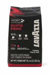 1 ק"ג פולי קפה Lavazza Gusto Pieno חוזק 12/13 1 ק"ג פולי קפה Lavazza Gusto Pieno חוזק 12/13