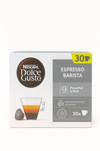 30 קפסולות מקורי דולצה גוסטו Dolce Gusto Nescafe espresso Barista חוזק 9 30 קפסולות מקורי דולצה גוסטו Dolce Gusto Nescafe espresso Barista חוזק 9