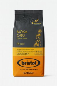 250 גרם קפה טחון Bristot Moka Oro חוזק 9 250 גרם קפה טחון Bristot Moka Oro חוזק 9