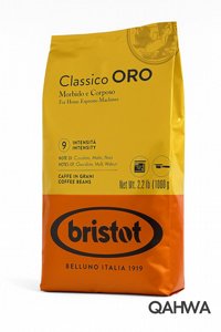 1 ק"ג פולי קפה Bristot Classico Oro חוזק 9/10 1 ק"ג פולי קפה Bristot Classico Oro חוזק 9/10