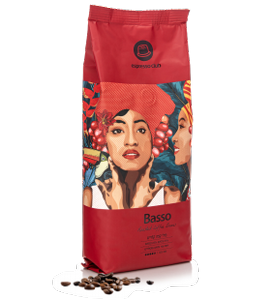 basso פולי קפה - 450 גר' (espresso club) basso פולי קפה - 450 גר' (espresso club)