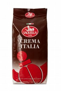 ���� ��� Saquella Espresso CREAMA ITALIA Coffee Beans 1Kg