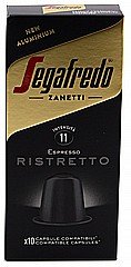 קפסולות אלומניום תואמת נספרסו / segafredo Ristretto / עוצמה 11 קפסולות אלומניום תואמת נספרסו / segafredo Ristretto / עוצמה 11