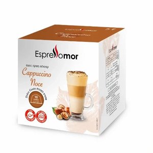 16 קפסולות תואמות דולצה גוסטו espresso mor dolce gusto Cappuccino Noce 16 קפסולות תואמות דולצה גוסטו espresso mor dolce gusto Cappuccino Noce