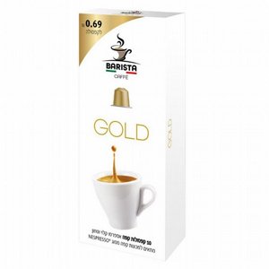 10 קפסולות BARISTA GOLD 10 קפסולות BARISTA GOLD