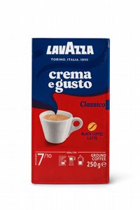 250 גרם קפה טחון lavazza crema e gusto 250 גרם קפה טחון lavazza crema e gusto