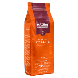 Mauro De Luxe 1 kg פולי קפה 70 אחוז ארביקה חוזק 8 Mauro De Luxe 1 kg פולי קפה 70 אחוז ארביקה חוזק 8