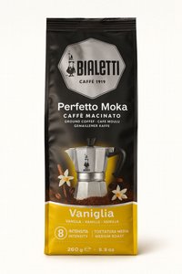 250 גרם קפה טחון Bialetti PERFETTO MOKA Vanilia 250 גרם קפה טחון Bialetti PERFETTO MOKA Vanilia
