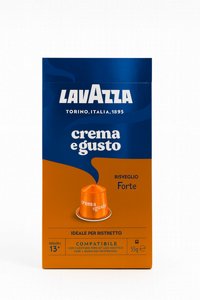 10 קפסולות אלומניום תואם נספרסו lavazza Crema e Gusto forte חוזק 13 10 קפסולות אלומניום תואם נספרסו lavazza Crema e Gusto forte חוזק 13