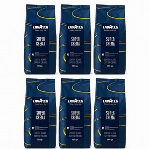 6 ק"ג פולי קפה Lavazza Super Crema (מארז 6 ק"ג) 6 ק"ג פולי קפה Lavazza Super Crema (מארז 6 ק"ג)