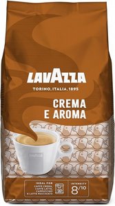 1 ק"ג Lavazza Crema e Aroma Coffee Beans חוזק 8 1 ק"ג Lavazza Crema e Aroma Coffee Beans חוזק 8