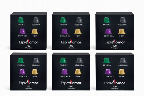 600 ������� ������ ��� ���� NESPRESSO 4 ������� MIX 