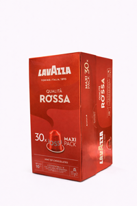 30 קפסולות אלומיניום Lavazza Qualità Rossa | חוזק 10 30 קפסולות אלומיניום Lavazza Qualità Rossa | חוזק 10