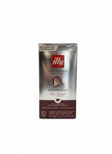 10 קפסולות אילי ILLY INTENSO תואם נספרסו חוזק 8/10 10 קפסולות אילי ILLY INTENSO תואם נספרסו חוזק 8/10