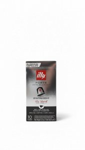 10 קפסולות אילי ILLY FORTE תואם נספרסו חוזק 10/10 10 קפסולות אילי ILLY FORTE תואם נספרסו חוזק 10/10