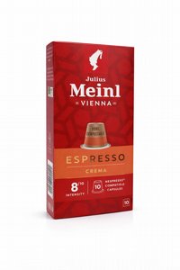 10 קפסולות קפה יוליוס מיינל קרמה Julius Mienl CREMA חוזק 8/10 10 קפסולות קפה יוליוס מיינל קרמה Julius Mienl CREMA חוזק 8/10